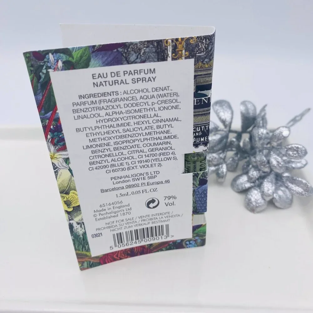 PENHALIGON'S Portraits The Inimitable EDP Warm Fresh-Sample 1.5ml,0.05oz-NEW